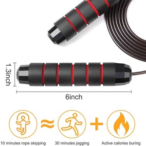 Cuerda para Saltar de Alta Velocidad con Rodamientos Antienredos/ Cuerdas Ajustables para Saltar/ Cuerdas para Saltar para Entrenamiento Físico y Ejercicio en Casa - Product Image 3