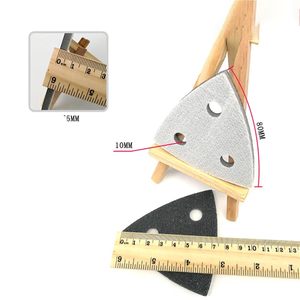 80*80*80mm 마우스 스폰지 <span class=keywords><strong>3</strong></span> 개의 구멍이있는 모래 습식 및 건식 샌딩 스폰지 연마 도구 용 삼각형 폼 사포 연마 연삭 - Product Image 4