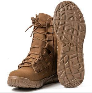 DFDB01 Botas de Combate Color Coyote Marrón, Ajustables, con Cordones, Ligeras y Modernas - Product Image 2