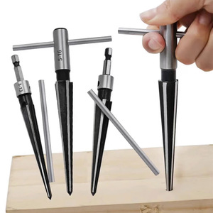 Escariador manual cónico de 5-16 mm con vástago <span class=keywords><strong>redondo</strong></span> para trabajar la madera, herramienta de avellanado y abocardado para taladro eléctrico con vástago hexagonal - Product Image 5