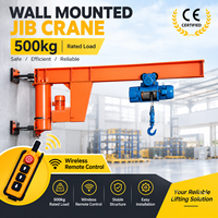 Mini grue murale à installation facile 360° °   Grues à flèche cantilever 1T, 3T, 5T pour les zones murales des entrepôts