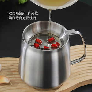Carafe filtrante à huile en acier inoxydable avec bec d'aigle et filtre pour usage domestique, capacité 4T - Product Image 3