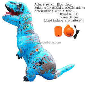 Costume <span class=keywords><strong>de</strong></span> Dino <span class=keywords><strong>de</strong></span> Mascotte T-Rex Gonflable d'Halloween, Costume <span class=keywords><strong>Trex</strong></span> Gonflable, Costume <span class=keywords><strong>de</strong></span> Dinosaure T Rex pour Adulte - Product Image 2