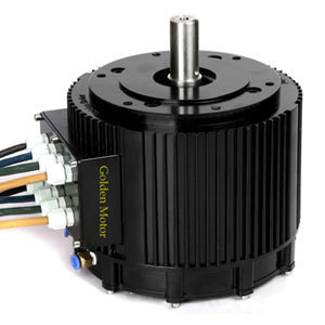 มอเตอร์ PMSM กำลังสูง ขนาดกะทัดรัด 48V 72V 10KW 3700RPM 85n.M สำหรับจักรยานไฟฟ้า/มอเตอร์ไซค์ ระบายความร้อนด้วยอากาศ/น้ำ - Product Image 3