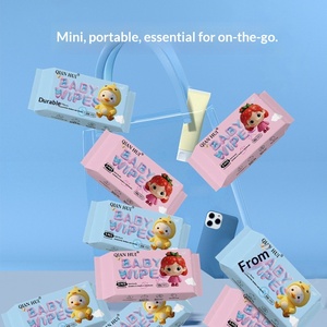 <span class=keywords><strong>Salviette</strong></span> Umidificate Mini per Neonati, Confezione Individuale Senza Profumo, 8 Pezzi, <span class=keywords><strong>Salviette</strong></span> Portatili per Pulizia Mani, Bocca e Seduta dei <span class=keywords><strong>Bambini</strong></span> - Product Image 2