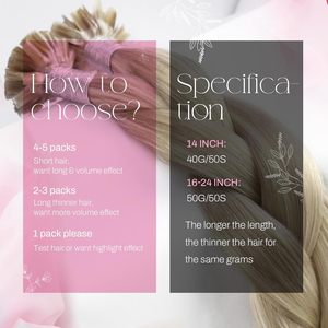 Extensions de cheveux naturels brésiliens Remy Moresoo, pointe en K/U, mèches blondes cendrées et décolorées, 20 pouces, lisses, 50g, 50 mèches - Product Image 3