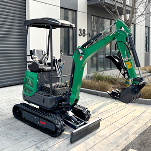 Durable 1.8 Ton Compact Mini Excavator Adjustable <strong>Track</strong> Width Small <strong>Digger</strong> for Complex Terrain Digging and Foundation Works - Product Image 2