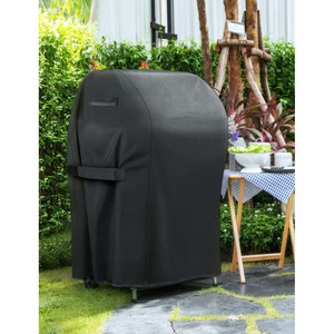 Housse de protection pour barbecue d'extérieur en tissu Oxford 210D, anti-poussière et imperméable, housse pour foyer, matériau métallique durable - Product Image 2