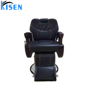 Silla de Barbería Kisen 2026, Nuevo Diseño, Silla de Estilismo Reclinable para Salón de Belleza, Silla Hidráulica para Peluquería, Silla de Barbero de Cuero - Product Image 4