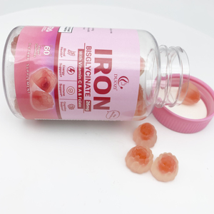 ผลิตภัณฑ์ใหม่จากโรงงานผู้ผลิต (OEM) บิสไกลซิเนต เหล็ก ชนิดกัมมี่ อาหารเสริมเพิ่มพลังงานและบำรุงสมอง ช่วยสุขภาพ เสริมธาตุเหล็กในเลือด รูปแบบผลิตภัณฑ์กัมมี่ - Product Image 5