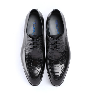 Zapatos Formales de Negocios para Hombre, Hechos a Mano con Cuero Genuino, Transpirables, con Cordones, Diseño Oxford Estilo Inglés - Product Image 6
