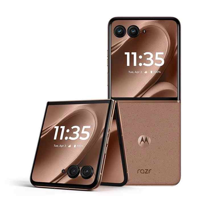 MOTOROLA razr 60 pro 256GB ブラウン アメリカ版 Lenovo Moto Razr 60 Pro 5G Foldable Smartphone, 50MP Camera, 6.9