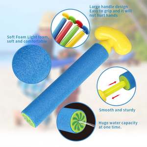 Gran oferta de juguetes Chenghai, juguete electrónico de verano para exteriores, bomba de agua Eva para niños, pistola de agua de espuma hecha de plástico - Product Image 5