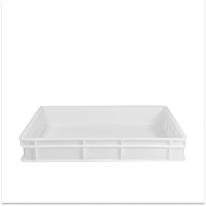 <b>Large</b> <b>Plastic</b> Dough <b>Box</b> for Pizza Dough Proofing Bakery Bread Storage Tray Heavy Duty Commercial Stackable - Product Image 2