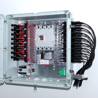 Boîtier de Combinaison Solaire NSPV 1500V DC 12 Chaînes IP66 avec Disjoncteur 63A pour Systèmes Solaires à Grande Échelle