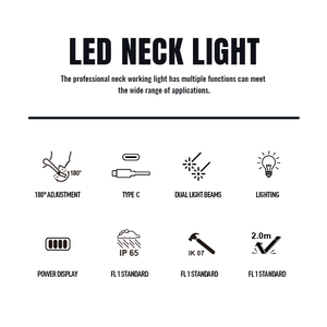 2025 vente chaude en gros personnalisé cou lumière Rechargeable Protection des yeux Flexible LED livre lampe de lecture - Product Image 3