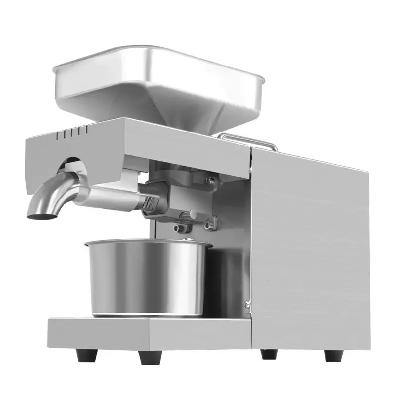 Mini Screw Edelstahl Ölpresse Mühle Maschine für Erdnuss Sonnenblumen kern Sesam kleine kalte und heiße Ölpressen
