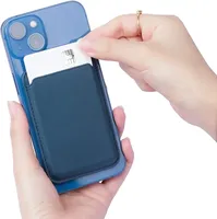 Mini pochette portefeuille en cuir magnétique porte-carte d'identité étui de téléphone pour iPhone 12 13 14 Pro Max