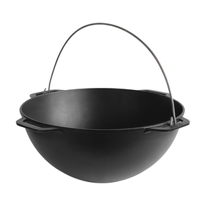 Cocotte asiatique <span class=keywords><strong>en</strong></span> <span class=keywords><strong>fonte</strong></span> avec couvercle grill - Poêle à frire 8 L - Kazan <span class=keywords><strong>en</strong></span> <span class=keywords><strong>fonte</strong></span> pré-culotté pour la cuisine <span class=keywords><strong>en</strong></span> camping - Product Image 1