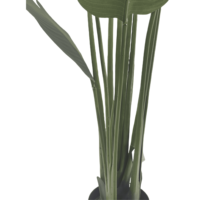 CHUANGFA-Bananier de Voyageur Artificiel de 2m de Haut Design Réaliste de Haute Qualité pour Ferme Moderne Salon ou Bureau