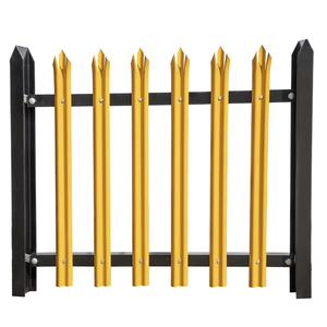 Precio bajo barato de <span class=keywords><strong>segunda</strong></span> <span class=keywords><strong>mano</strong></span> galvanizado de seguridad de acero de seguridad residencial Precio de cerca de empalizada - Product Image 5