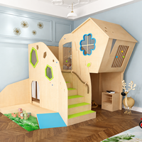 Équipement de terrain de jeu intérieur Montessori, structure de jeu souple pour enfants, crèche, garderie, centre d'activités préscolaire, conception sécurisée