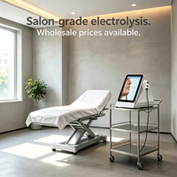 Appareil d'épilation par électrolyse de qualité médicale, certifié CE, modèle de bureau de marque OEM avec logo personnalisé pour usage en salon et clinique