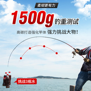 คันเบ็ดตกปลา Flying Shadow Raft ขนาด 2 เมตร แอคชั่นปานกลางเร็ว สำหรับตกปลาแบสในแม่น้ำและทะเลสาบ - Product Image 4