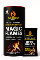Vente en gros du fabricant Poudre magique de feu Changement de couleur Feu de joie pour Pâques Noël Saint-Valentin Décoration de vacances Flamme
