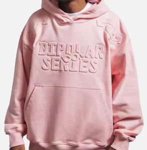 FLOWORA High Quality Custom <b>3D</b> Embossed Sweatshirt Custom <b>Hoodies</b> Oversized Men's Blank Puff Print <b>Hoodies</b> Men - Product Image 1