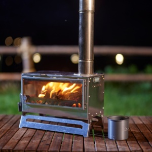 Estufa Portátil de Acero Inoxidable para Exteriores, de Leña Seca, con Regulador de Humo, para <span class=keywords><strong>Camping</strong></span> y Cocina en Todas las Estaciones - Product Image 5