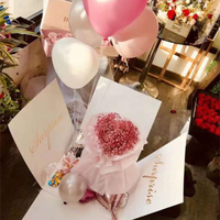 Grande Boîte Cadeau en Papier pour Ballon, Boîte Surprise Saint-Valentin Anniversaire, Peut Accueillir Plusieurs Personnes