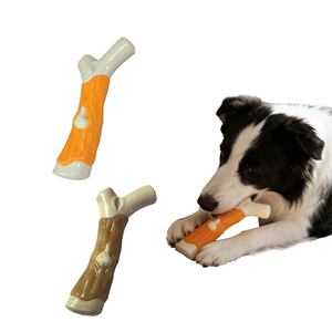 Jouet à mâcher pour animaux de compagnie, écologique, en PA + fibre de bois, en forme de branche, pour nettoyer les dents, durable pour les chiens - Product Image 1