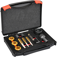 GTYPRO 13PCS Jeu de tarauds et matrices pour boulons de roue et écrous de roue outils à main Outils automobiles