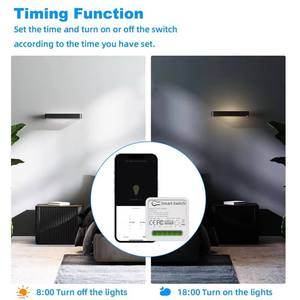 Interruptor Inteligente Zigbee Tuya ZB-TDQ-16A para el Hogar, Control por Voz con Alexa, Control Remoto de 16A, Interruptor Inteligente con Control Remoto por Aplicación - Product Image 4