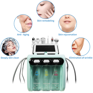 Appareil de soin du visage à jet d'oxygène Hydra Dermabrasion hydratant en profondeur, tête en acier inoxydable, compatible US EU AU JP UK, anti-rides - Product Image 3
