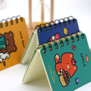 Cartoon Cute A7 Spiral Bound Mini <span class=keywords><strong>Blank</strong></span> Notizbuch 80 Blatt Studenten tragen Büro tasche Notizblock Geschenk für Lern planung - Product Image 5