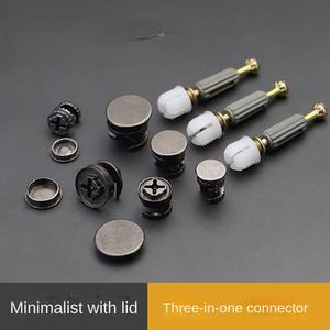 Tiges en plastique à quatre ouvertures Tiges de fer mobiles Connecteurs trois en un pour armoires Équipements de distribution d'énergie - Product Image 2