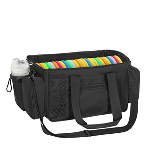 Sac de rangement pour disques de golf personnalisé de grande taille, nouveau design, 24+ disques, durable, grande capacité avec séparateurs et plusieurs poches latérales - Product Image 1
