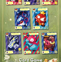 Carte d'art animé Pokémon à collectionner, décorative, en PVC couleur, avec figurines Pikachu, Eevee, Charizard pour affichage