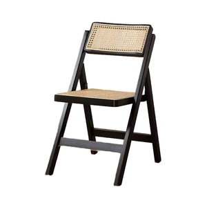 Hiện đại Retro rắn gỗ Ghế ăn cho ngoài trời Vườn cà phê cửa hàng sự kiện đám cưới-Có thể gập lại mây ghế cho nhà hàng sử dụng nhà - Product Image 3