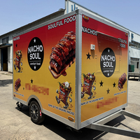 Remorque alimentaire en tôle galvanisée certifiée EPR, DOT, FMVSS pour la vente de pop-corn