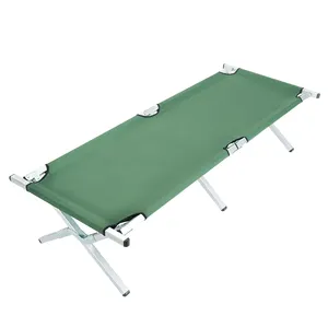 Hot Sale Metal Chair load-bearing Used in the Beach, Camping, Comfortable to Lie Down Foldable Aluminum Bed