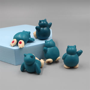 Figurine de la série Anime japonaise Pokemoned Snorlax Mini Action Figure 4cm Snorlax pour enfants Cadeau - Product Image 4