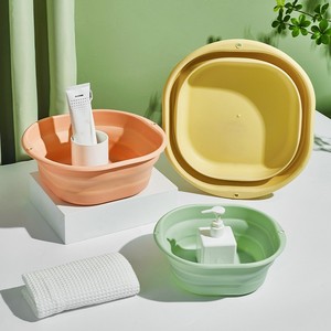 Bassin de lavage pliable pour le visage, seau de lavage pliable, bassin de <span class=keywords><strong>camping</strong></span> pour <span class=keywords><strong>les</strong></span> soins personnels et le nettoyage domestique - Product Image 1