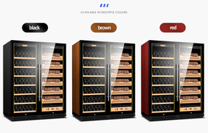 Humidor à cigares et cave à vin double porte en gros, haute qualité, avec refroidissement par compresseur - Product Image 2