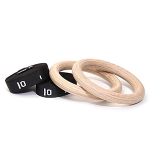 Fitness <strong>Training</strong> Wooden Gymnastic <strong>Rings</strong> Wood Gym <strong>Rings</strong> - Product Image 5