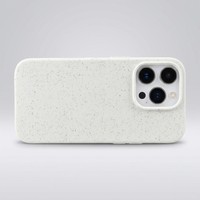Funda Ecológica 100% Reciclable de Paja de Trigo para iPhone 17 16 Pro Max, Sostenible, Ecológica, Antigolpes, de Fibra Biológica