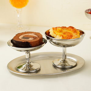 Tazones para Snacks de Acero Inoxidable 304 Pulido, de Alta Calidad, para Pudín, Helado y Postres - Product Image 6