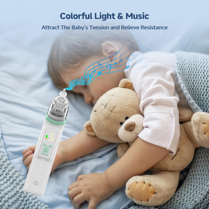 Pembersih hidung listrik bayi IPX6 tahan air 650mAh baterai vakum penyedot hidung aspirator lendir alat pembersih untuk - Product Image 2